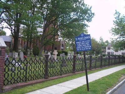 Marker on Rector Street image. Click for full size.