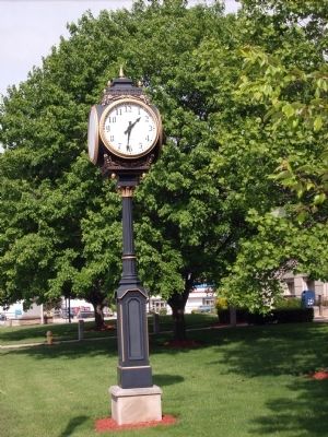 Court House Clock. image. Click for full size.