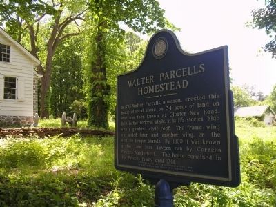 Walter Parcells Homestead Marker image. Click for full size.
