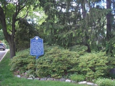 Marker on Massachusetts Avenue. Click for full size. Marker on Massachusetts Avenue image. Click for full size.