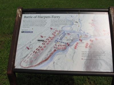 Battle of Harpers Ferry Marker image. Click for full size.