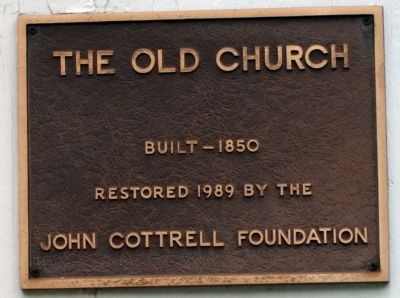 The Old Chrch Marker image. Click for full size.