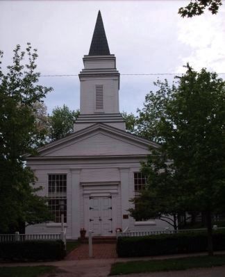 The Old Church Building and Marker. Click for full size. The Old Church Building and Marker image. Click for full size.