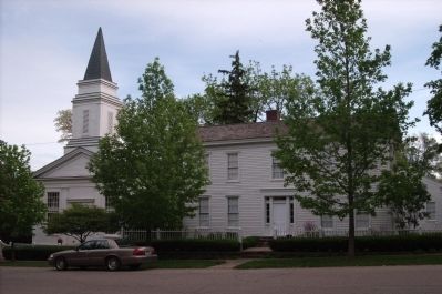 Old Church and the Two Story Home Restored by John Cottrell Foundation.. Click for full size. Old Church and the Two Story Home Restored by John Cottrell Foundation. image. Click for full size.