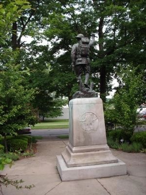 Back View of the Doughboy.. Click for full size. Back View of the Doughboy. image. Click for full size.