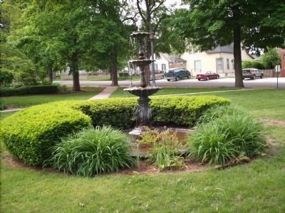 One of the two Crane Fountains. Click for full size. One of the two Crane Fountains image. Click for full size.