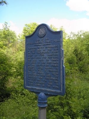 Site of the Myers-Bogert Grist Mill Marker image. Click for full size.