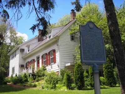 Marker at the Blauvelt-Seaman House. Click for full size. Marker at the Blauvelt-Seaman House image. Click for full size.