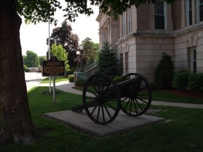Cannon: on Corner of Second St and Monroe Street. image. Click for full size.