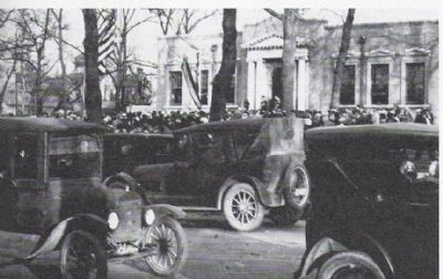Nov. 11, 1927 - - Unveiling of Doughboy Statue.. Click for full size. Nov. 11, 1927 - - Unveiling of Doughboy Statue. image. Click for full size.