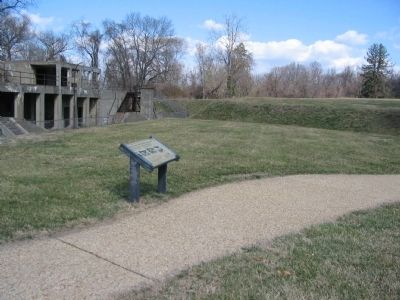 Battery Decatur and Disappearing Guns Wayside. Click for full size. Battery Decatur and Disappearing Guns Wayside image. Click for full size.