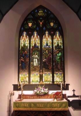 Large window above altar. image. Click for full size.
