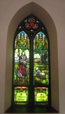 Stained glass window.. Click for full size. Stained glass window. image. Click for full size.