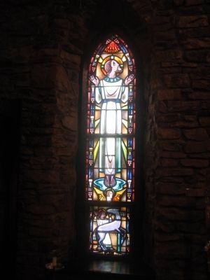 Stained glass window. image. Click for full size.