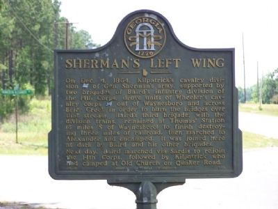 Sherman's Left Wing Marker image. Click for full size.