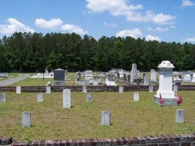 Guyton City Cemetery, site of 26 Confederate unknown graves image. Click for full size.