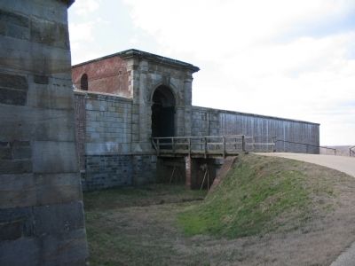 Drawbridge and Gateway to the Fort image. Click for full size.