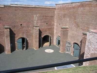 The Courtyard of the Demi-Bastion. Click for full size. The Courtyard of the Demi-Bastion image. Click for full size.