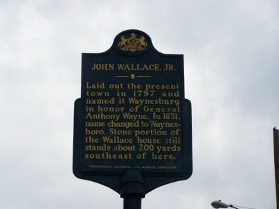John Wallace, Jr. Marker image. Click for full size.