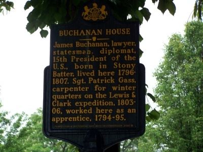 Buchanan House Marker image. Click for full size.