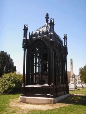 Marker in Hollywood Cemetery. Click for full size. Marker in Hollywood Cemetery image. Click for full size.