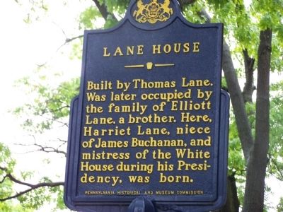 Lane House Marker image. Click for full size.