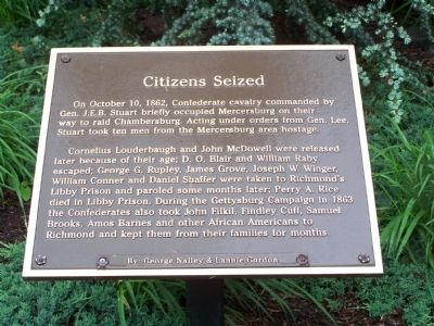 Citizens Seized Marker image. Click for full size.