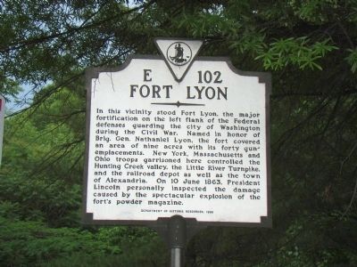 Fort Lyon Marker image. Click for full size.