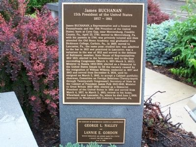 James Buchanan Statue. Click for full size. James Buchanan Statue image. Click for full size.