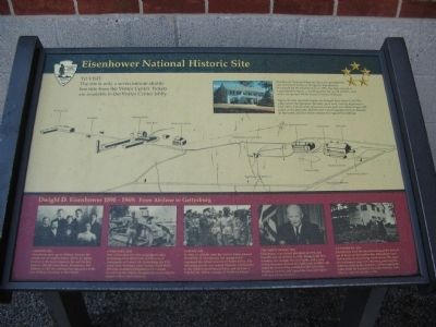 Eisenhower National Historic Site Marker image. Click for full size.