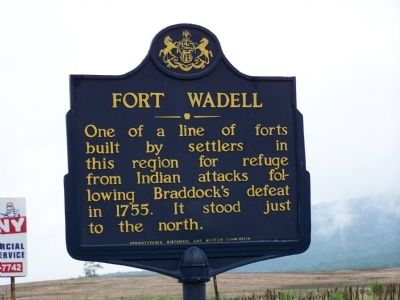 Fort Wadell Marker image. Click for full size.