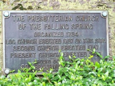 The Presbyterian Church of the Falling Spring image. Click for full size.
