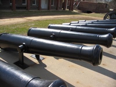 24-pounder Smoothbore Guns. Click for full size. 24-pounder Smoothbore Guns image. Click for full size.