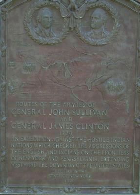 General John Sullivans New York Campaign Trail Marker image. Click for full size.