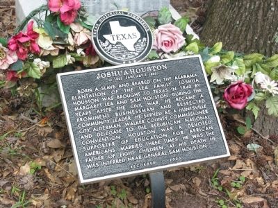Joshua Houston Marker. Click for full size. Joshua Houston Marker image. Click for full size.