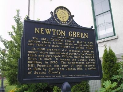 Newton Green Marker. Click for full size. Newton Green Marker image. Click for full size.