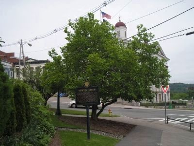 Marker across from Court House. Click for full size. Marker across from Court House image. Click for full size.
