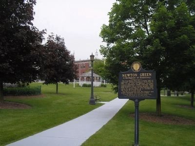 Marker on the Newton Green image. Click for full size.