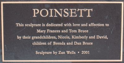 Dedication Marker on Poinsett statue image. Click for full size.