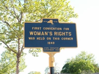 First Convention For Woman's Rights Marker image. Click for full size.