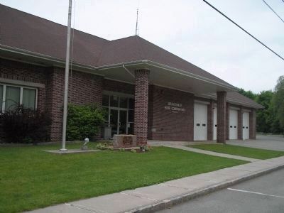 Marker at Branchville Firehouse. Click for full size. Marker at Branchville Firehouse image. Click for full size.