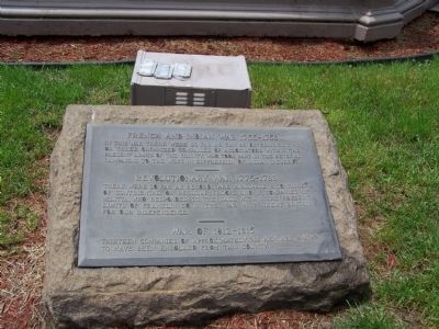 French and Indian War, Revolutionary War and War of 1812 Plaque. Click for full size. French and Indian War, Revolutionary War and War of 1812 Plaque image. Click for full size.