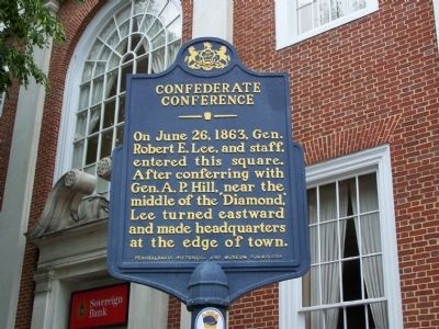 Confederate Conference Marker. Click for full size. Confederate Conference Marker image. Click for full size.