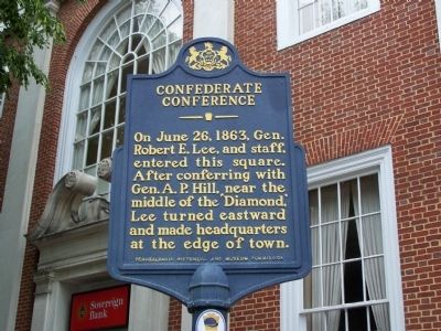 Confederate Conference Marker image. Click for full size.