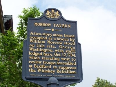 Morrow Tavern Marker. Click for full size. Morrow Tavern Marker image. Click for full size.