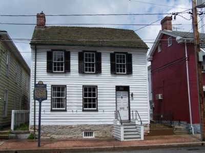 House where John Brown boarded.. Click for full size. House where John Brown boarded. image. Click for full size.
