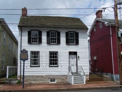 House where John Brown boarded. image. Click for full size.