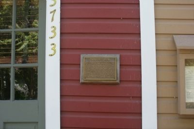 Taylor's Row Marker image. Click for full size.