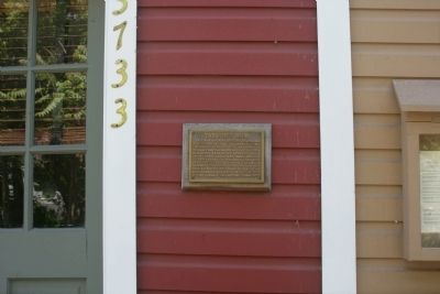 Taylor's Row Marker. Click for full size. Taylor's Row Marker image. Click for full size.
