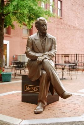 Vardry McBee Statue image. Click for full size.